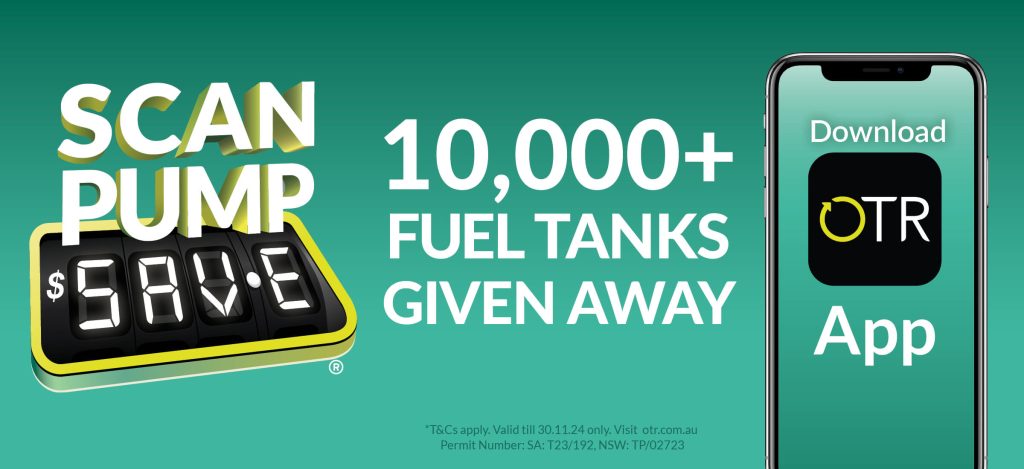 OTR Website - Scan Pump Save - 10,000 Fuel Tanks Given Away